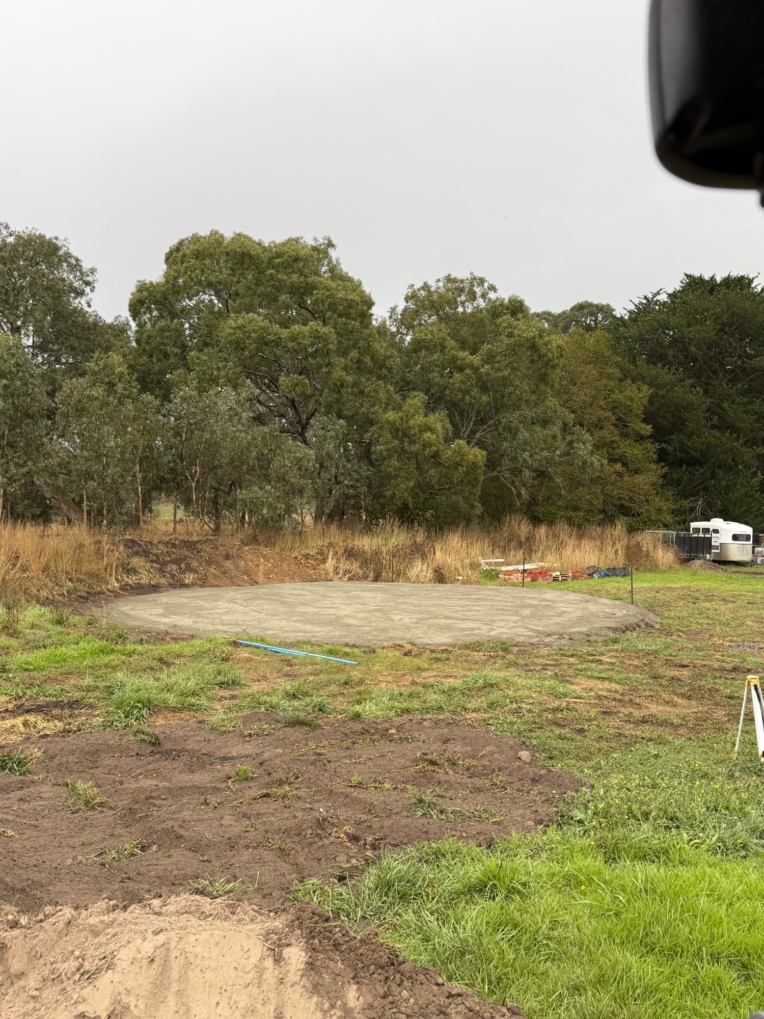 Finished earthworks and landscaping by Digging It Earthworx